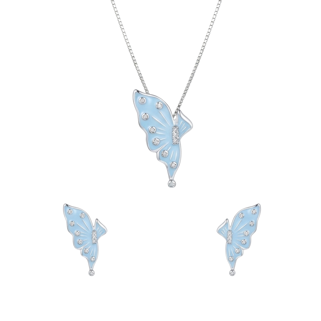 Celestial Wings Pendant Set