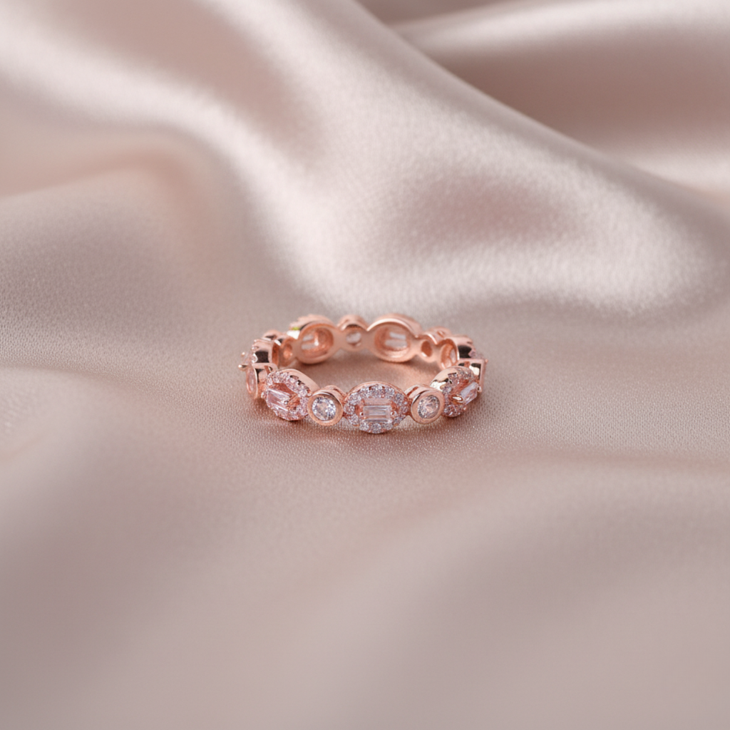 Rose Gold Eternity Ring
