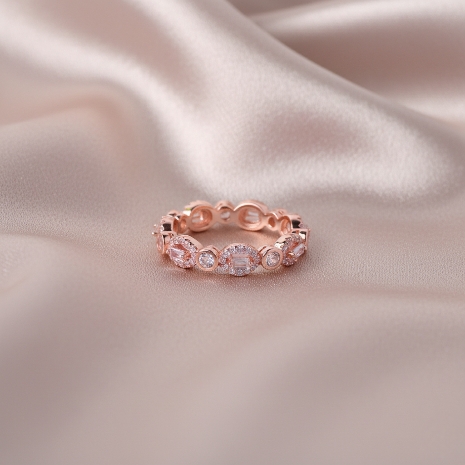Rose Gold Eternity Ring