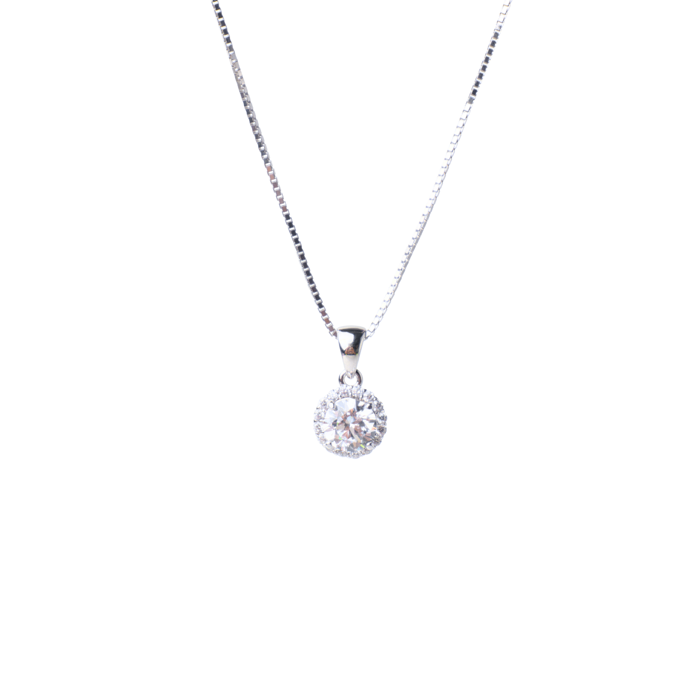 Classic Solataire Pendant Set