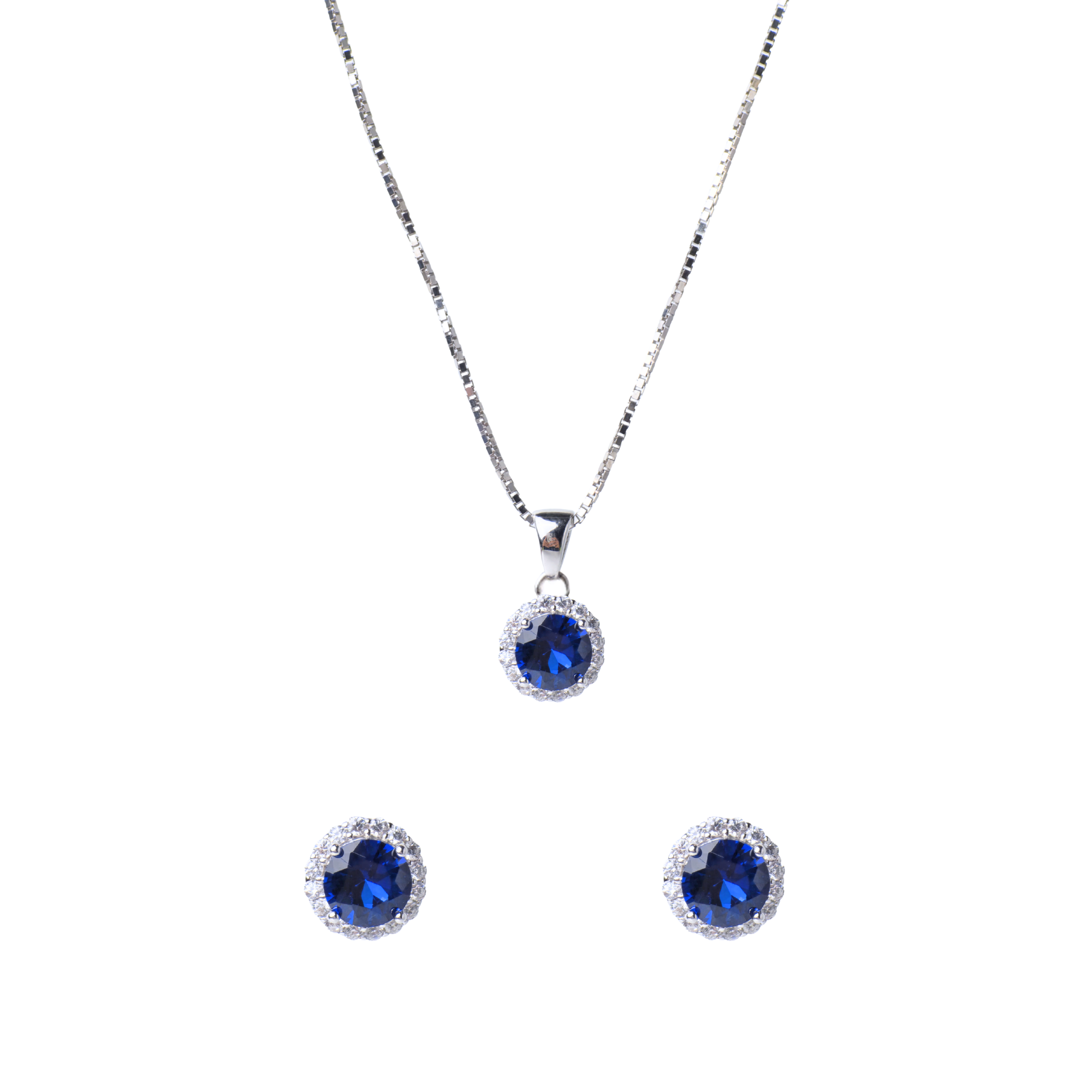 Royal Blue Pendant Set