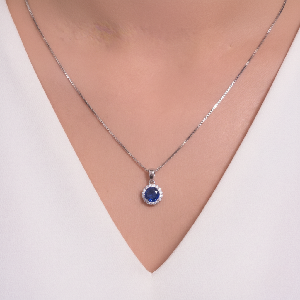 Royal Blue Pendant Set