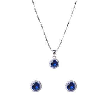 Royal Blue Pendant Set