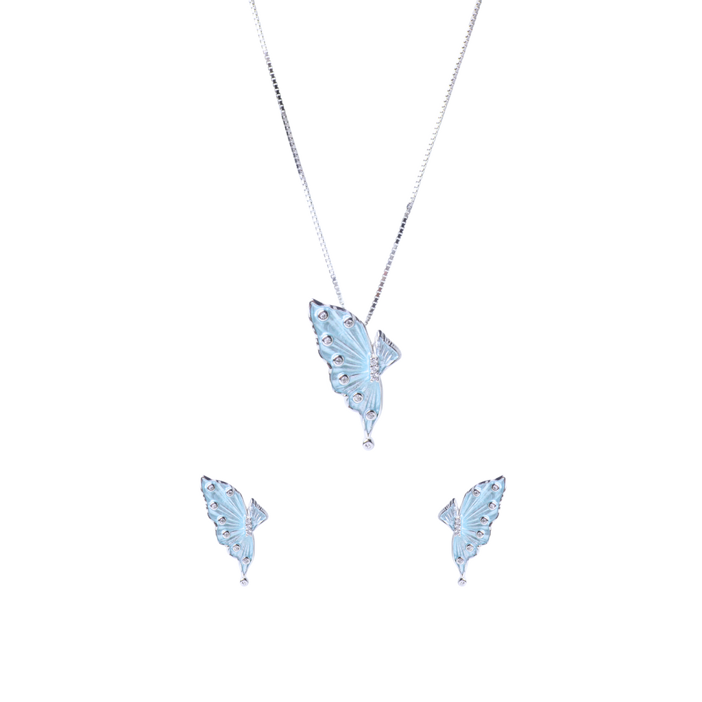 Celestial Wings Pendant Set