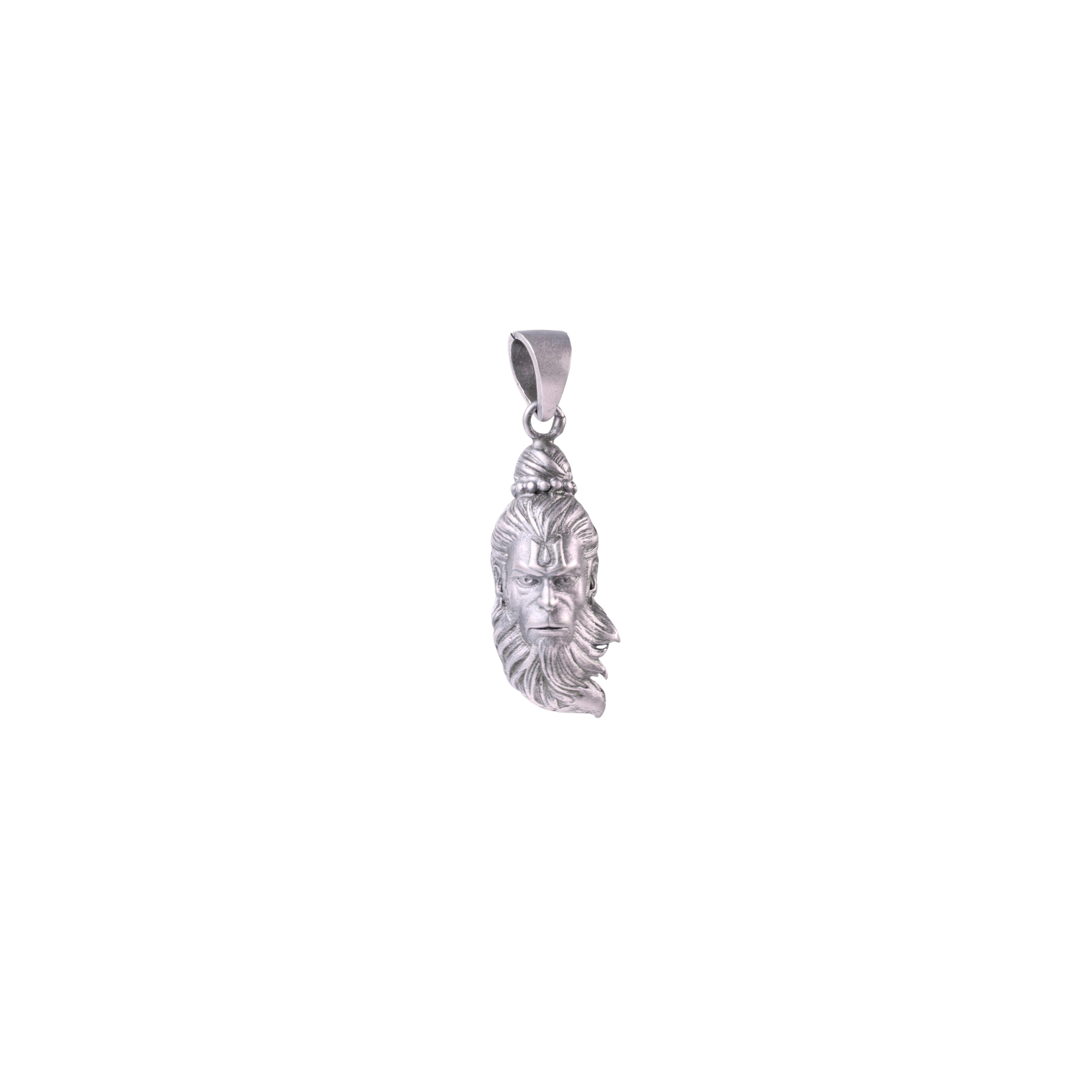 Anjaneya Hanuman Silver Pendant For Him