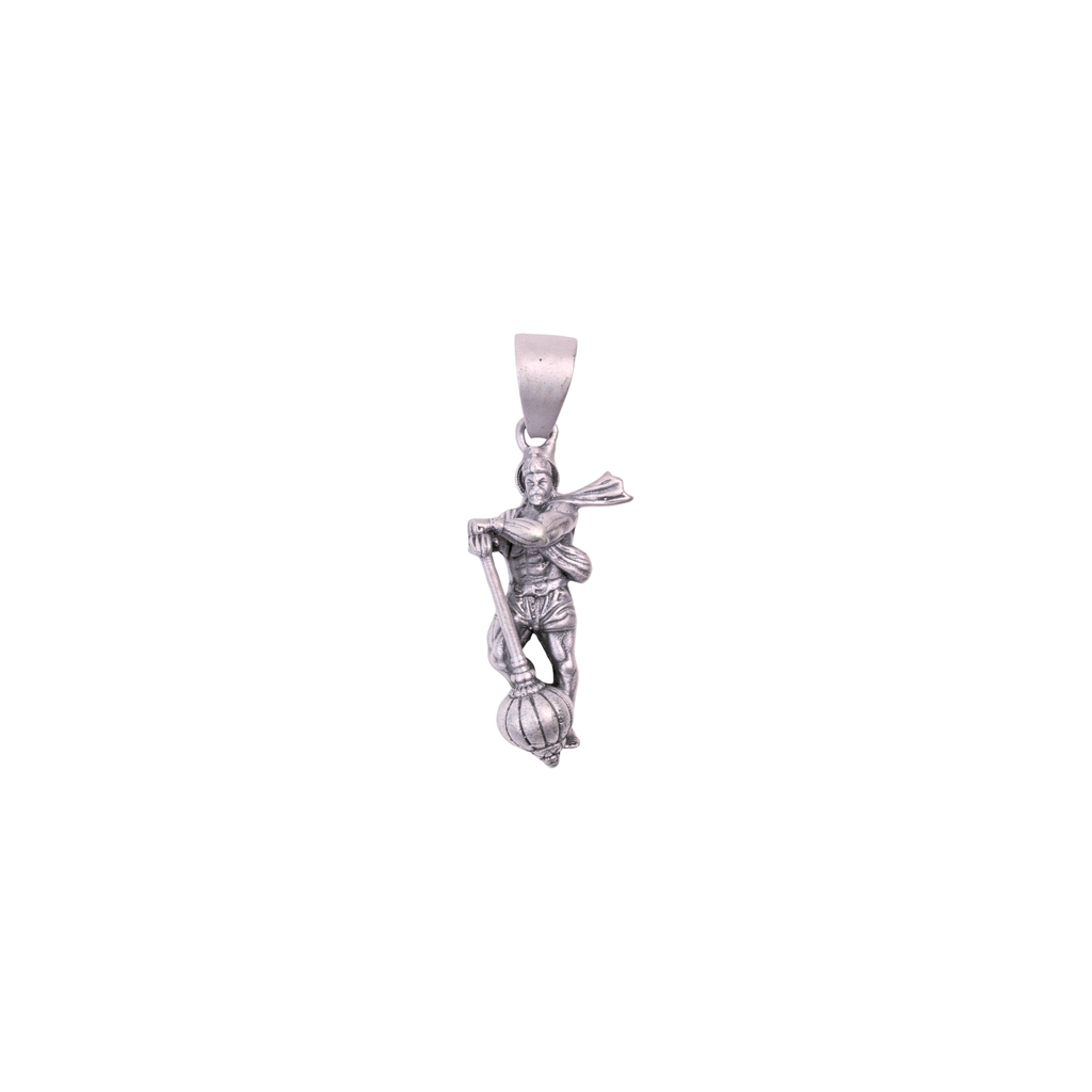 Silver Mahabali Hanuman Pendant
