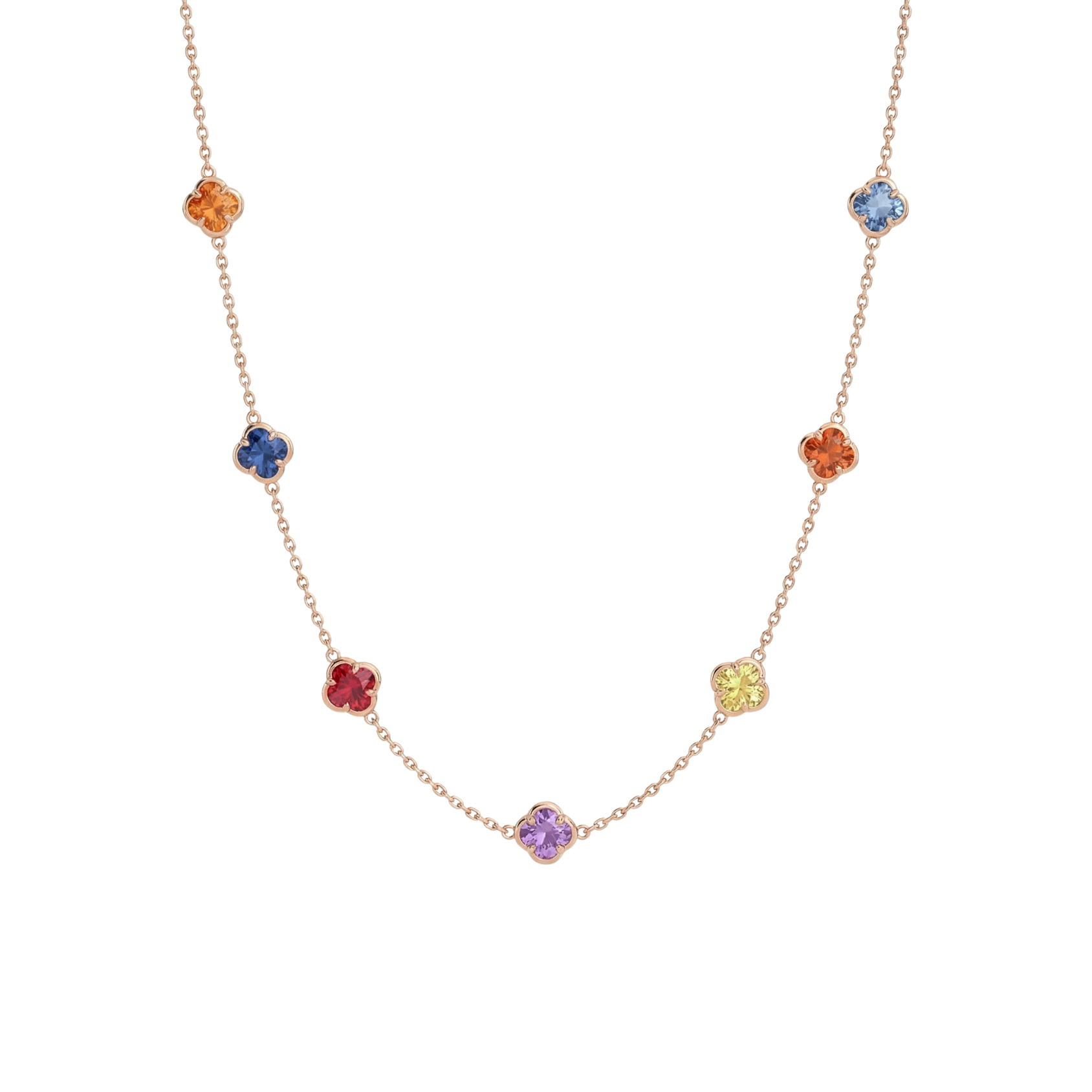 Rose Gold Vibrant Fantasy Necklace