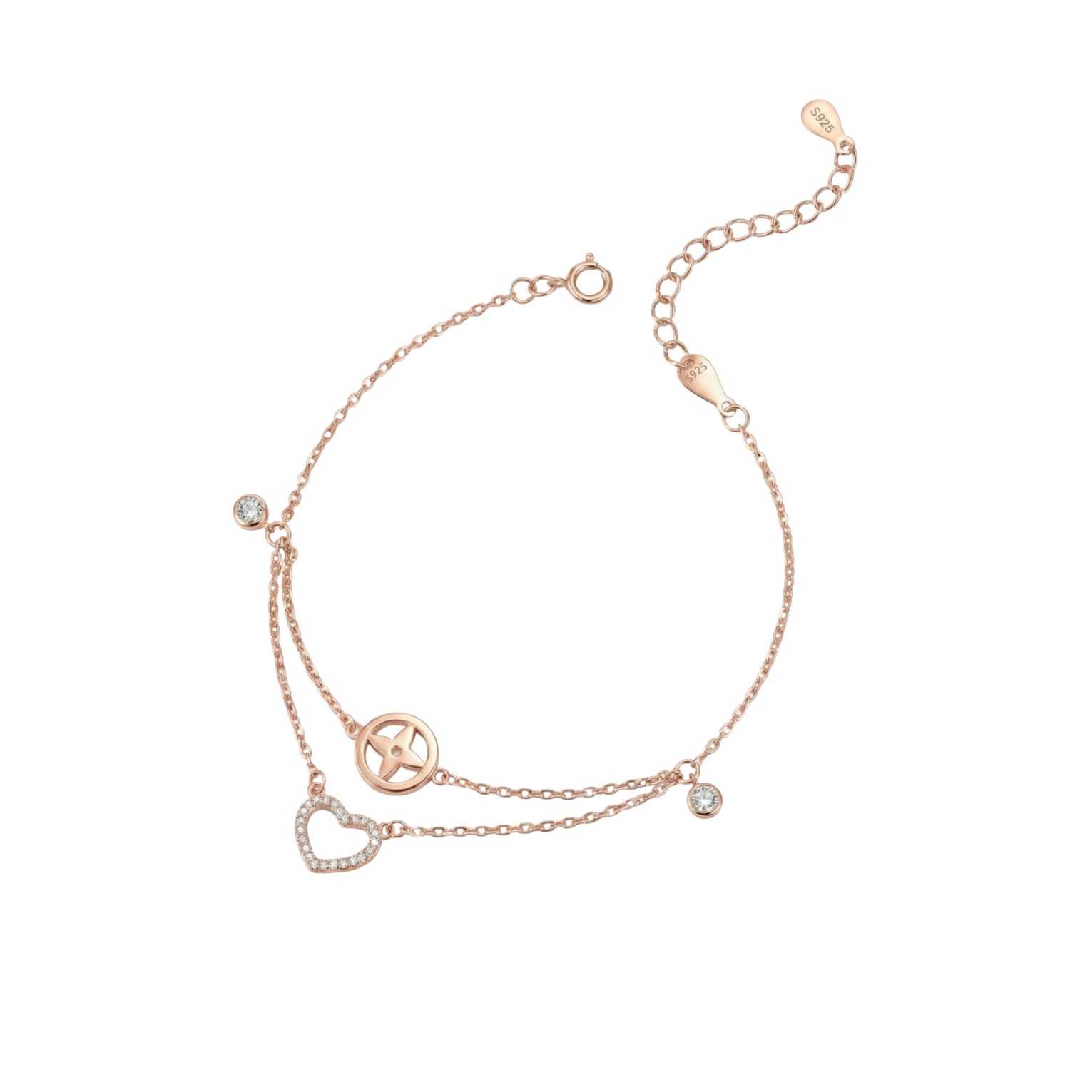 Rose Gold Amour Love Bracelet