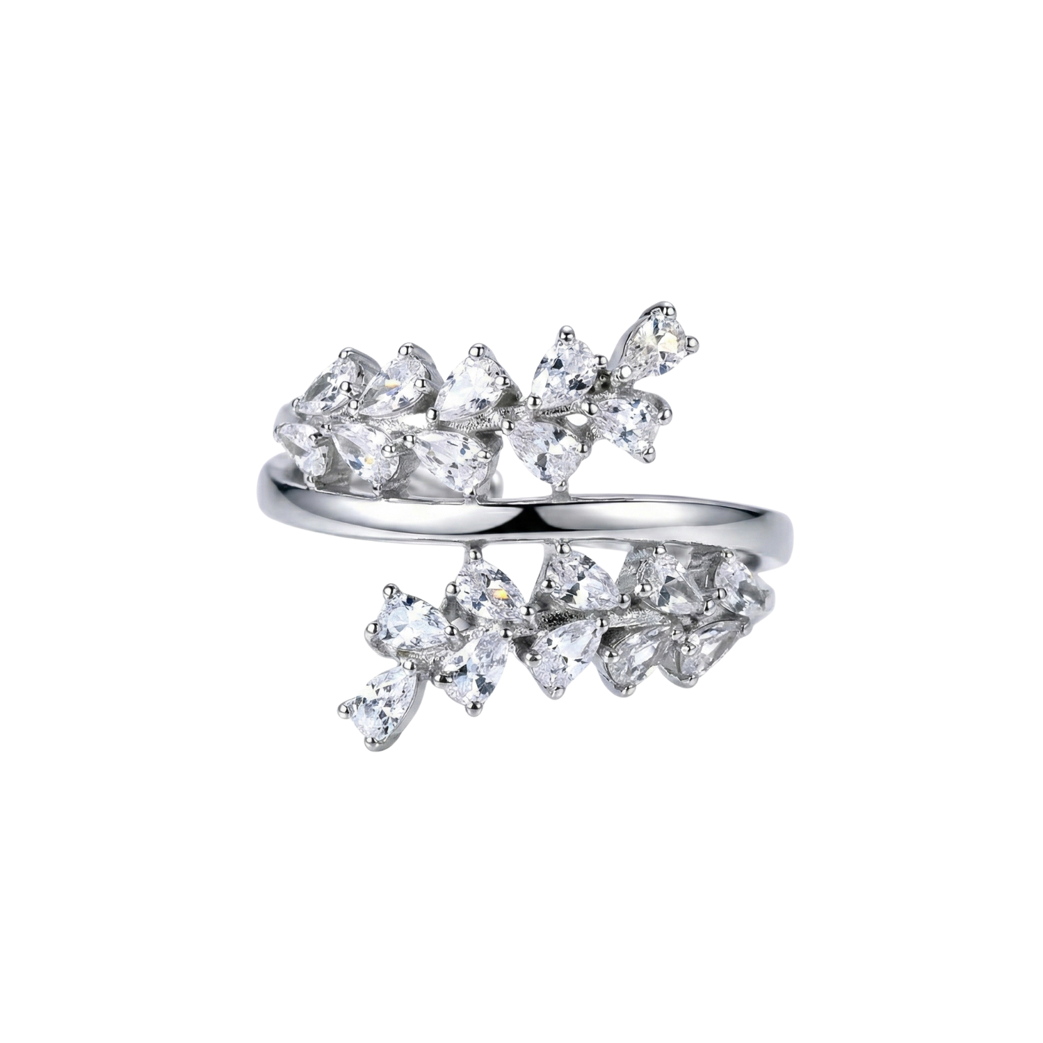 Silver Pure Poise Ring